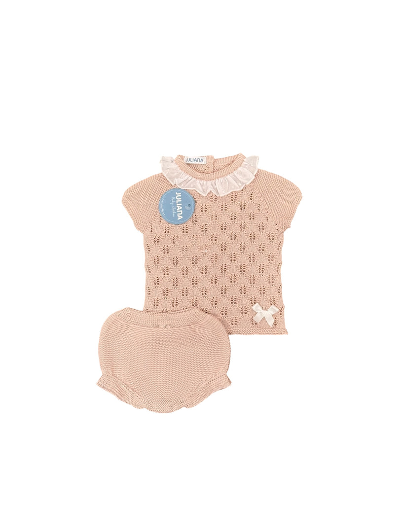 Coordinato Traforato Rosa