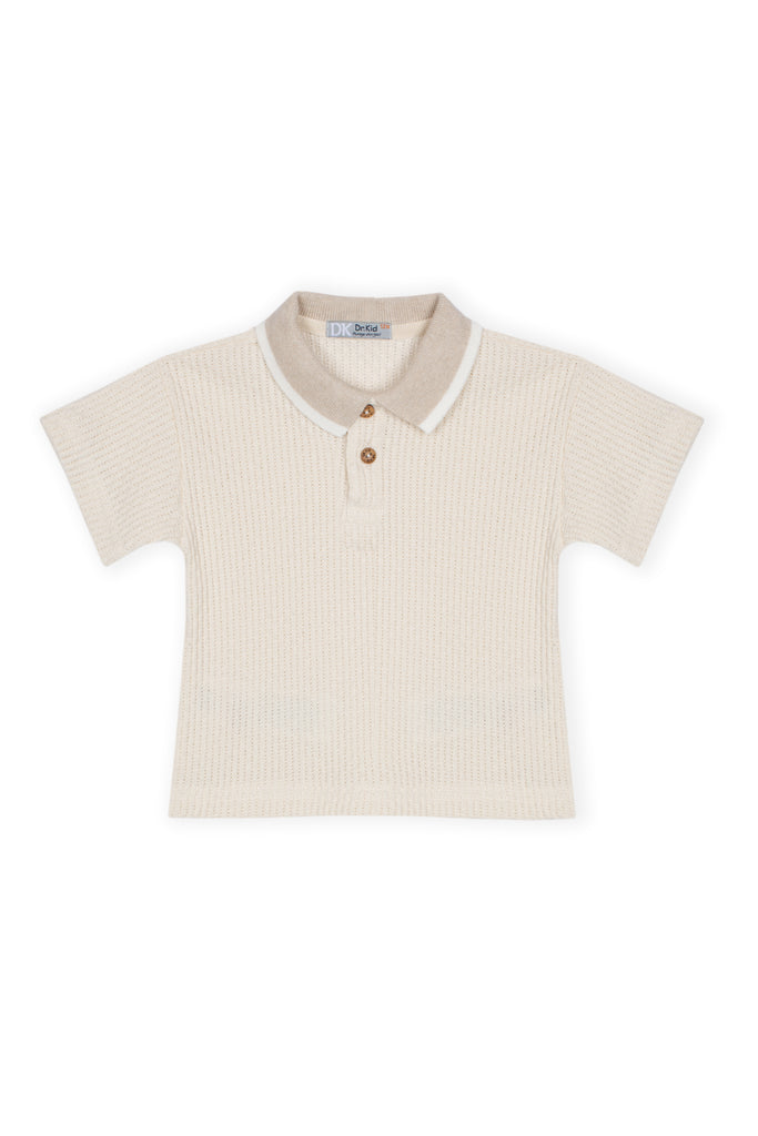 Polo Traforata Beige