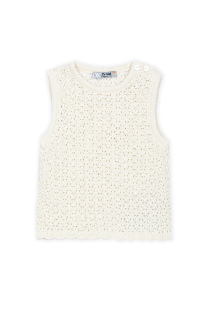 Canotta Traforata Avorio